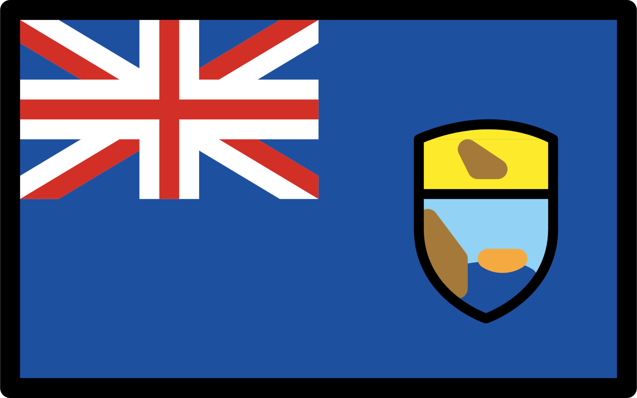 Flag tristan da cunha emoji