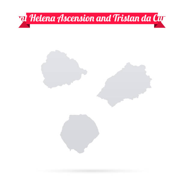 Tristan da cunha flag stock illustrations royalty