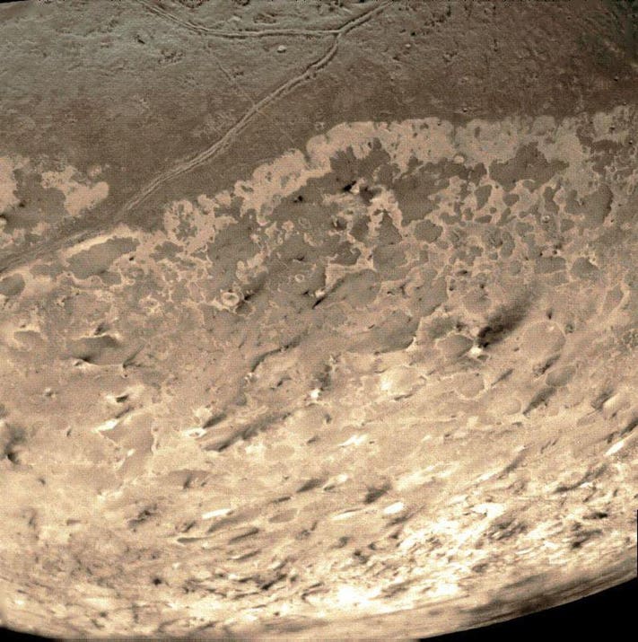 How neptunes triton destroyed nearly all of its moons