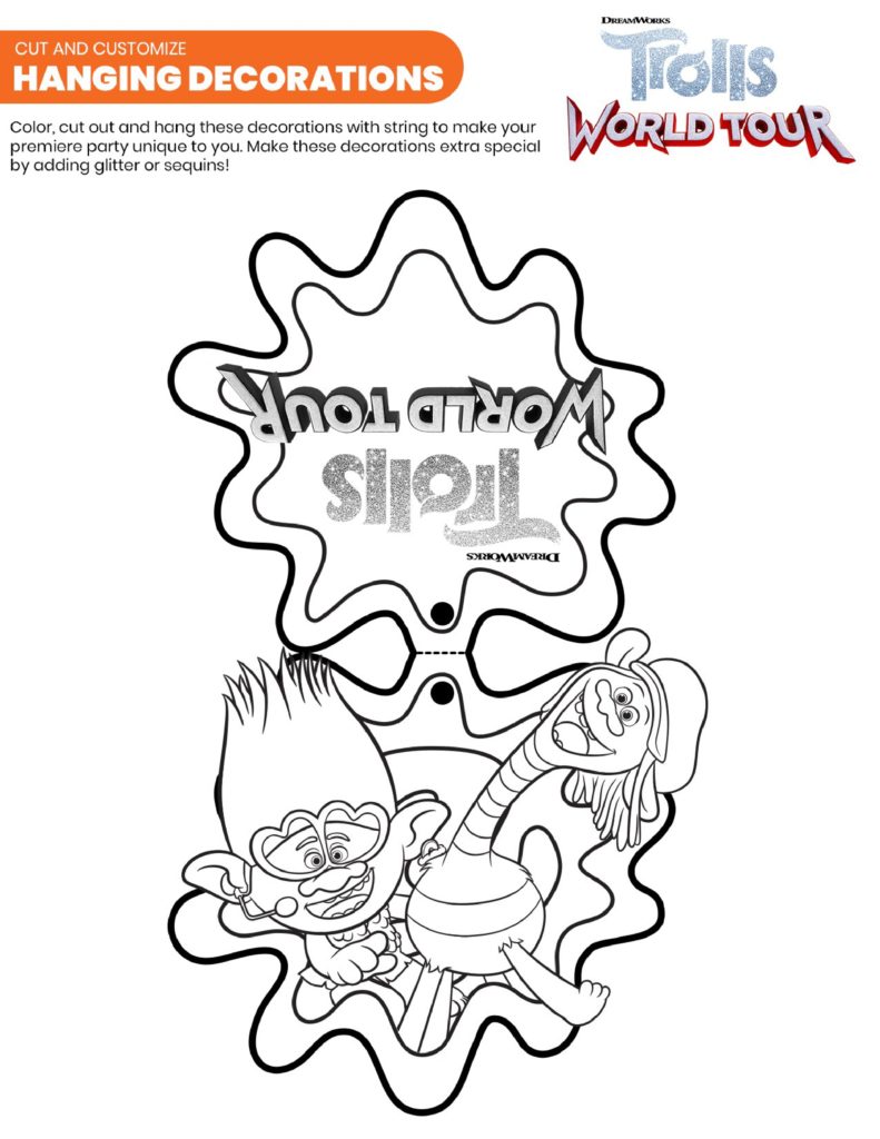 Free printable trolls coloring pages activity sheets zoom backgrounds more crazy adventures in parenting