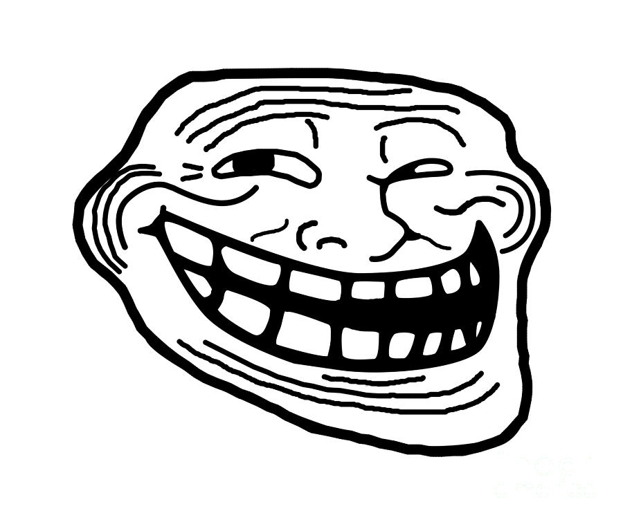 Troll face drawing by jeffrey wong