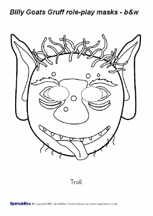 Three billy goats gruff teaching resources story sack printables