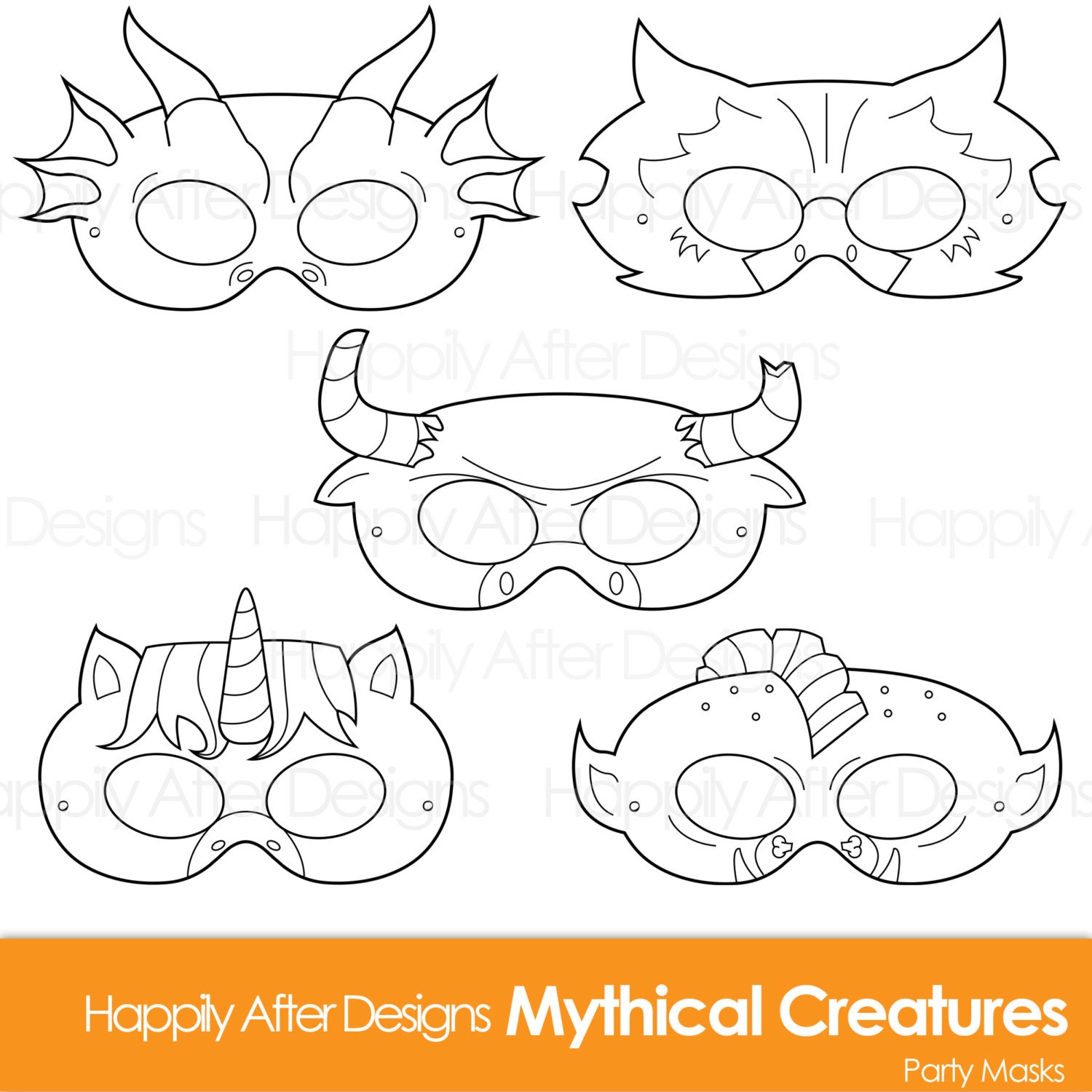 Troll printable mask