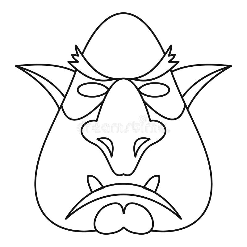 Troll outline stock illustrations â troll outline stock illustrations vectors clipart