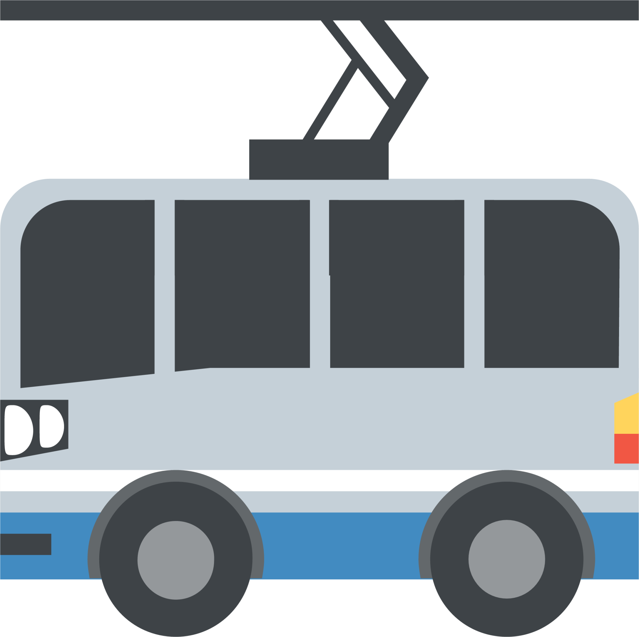 Trolleybus emoji