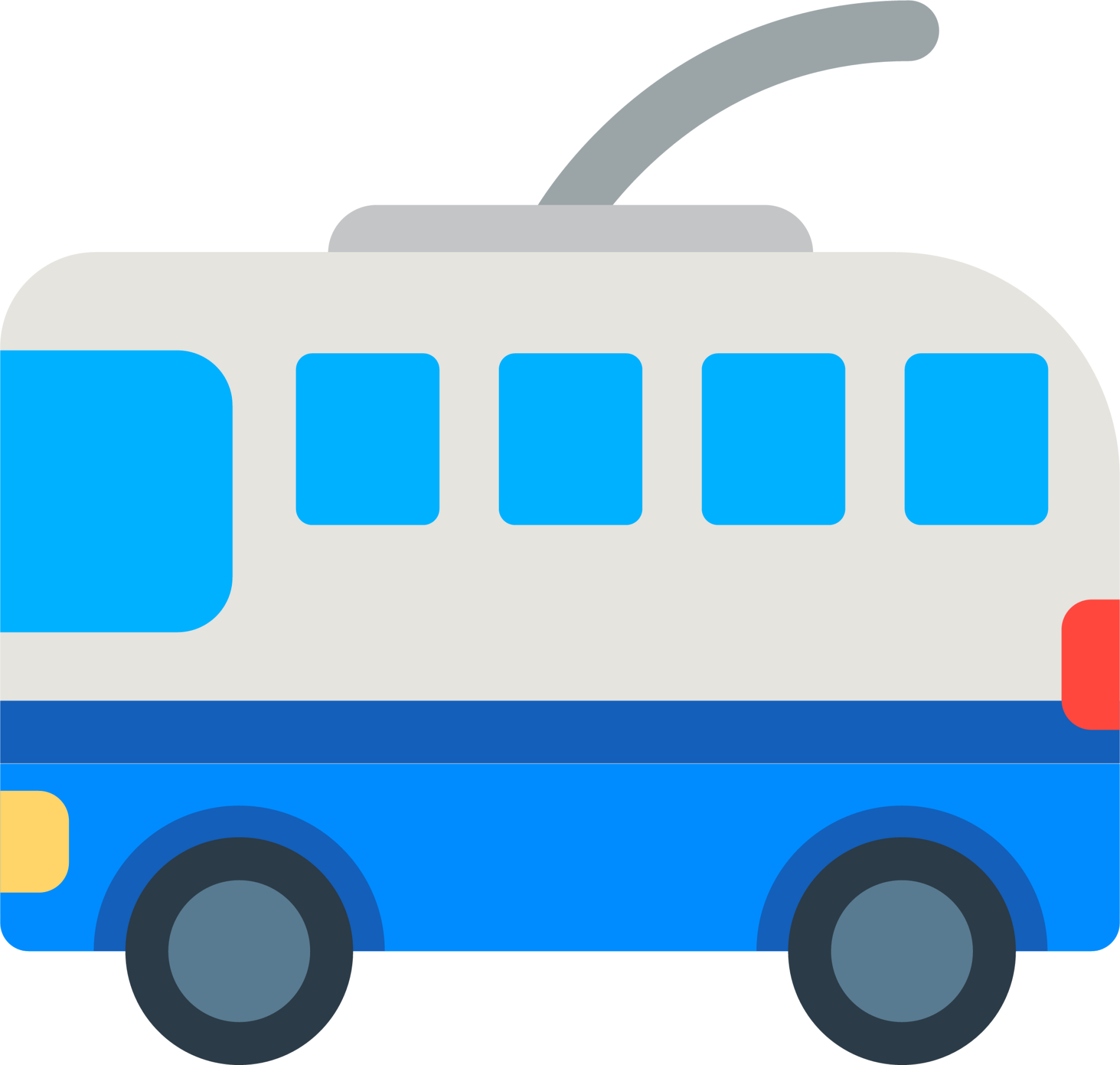 Trolleybus emoji