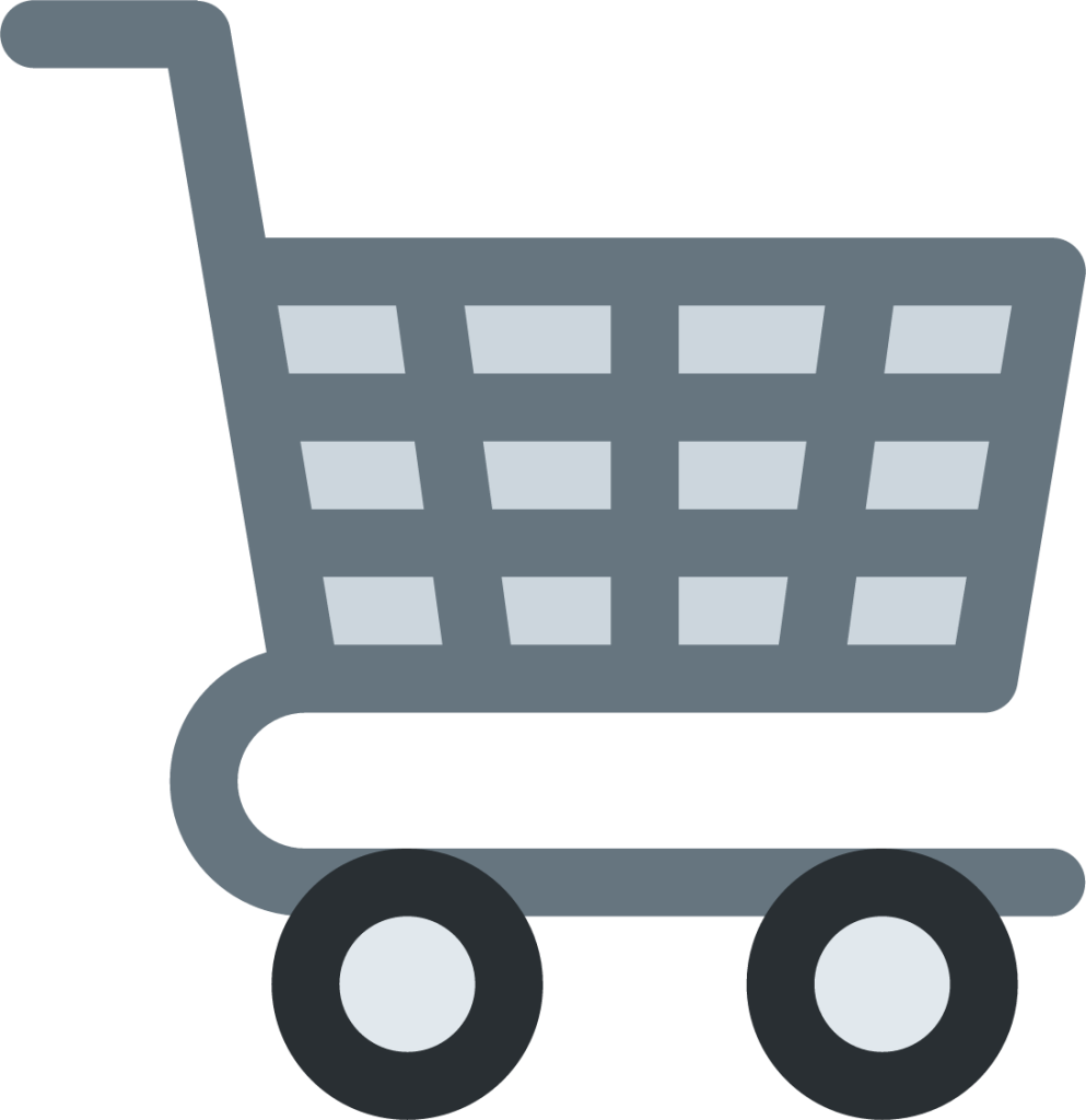Shopping trolley emoji