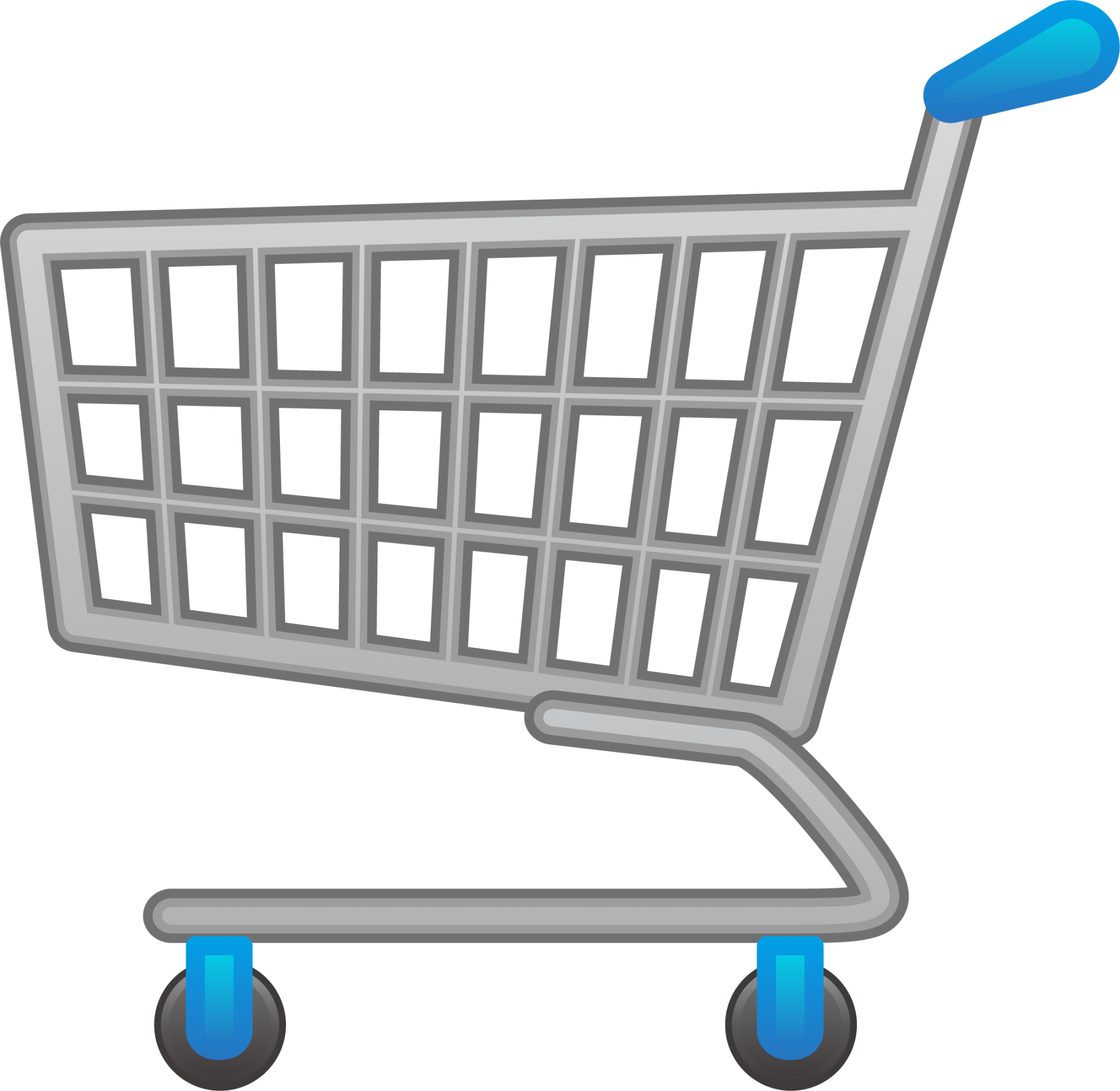 Shopping trolley emoji