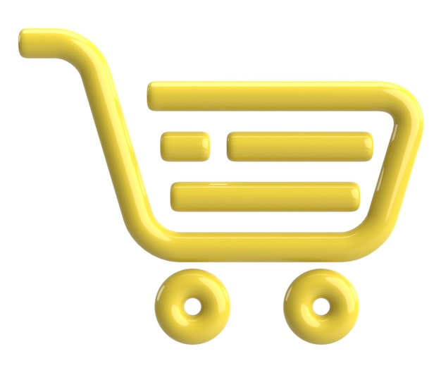 Page shopping cart flat illustration pictures