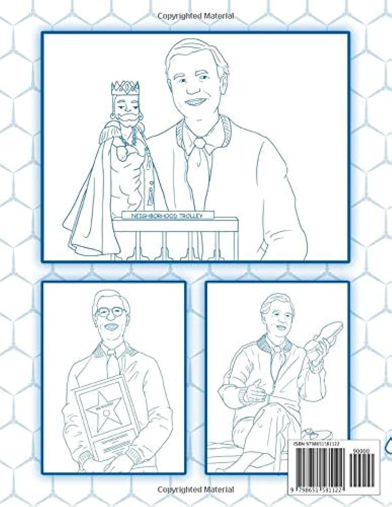 Mr rogers coloring book the ultimate creative mr rogers adults coloring books with crayons byrne dylan books