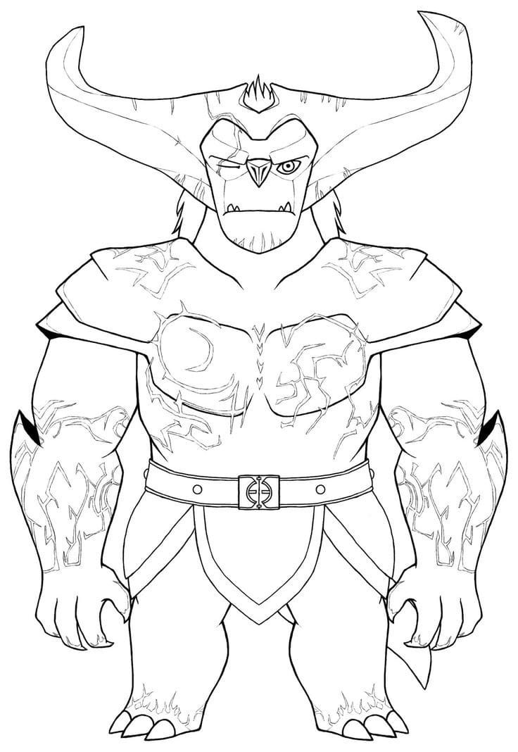 Trollhunters coloring pages