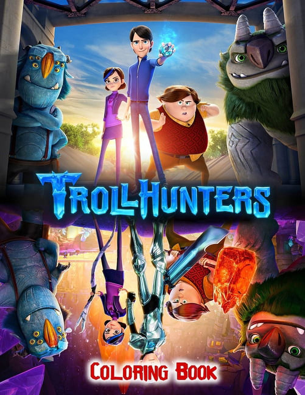 Trollhunters coloring book paperback