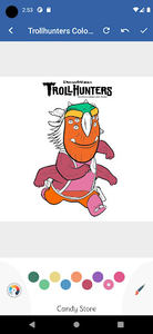 Trollhunters game coloring for android