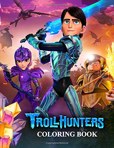 Buy trollhunters colorg book great colorg book for kids and fans paperback â july onle at dia