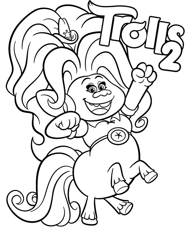 Delta coloring page trolls