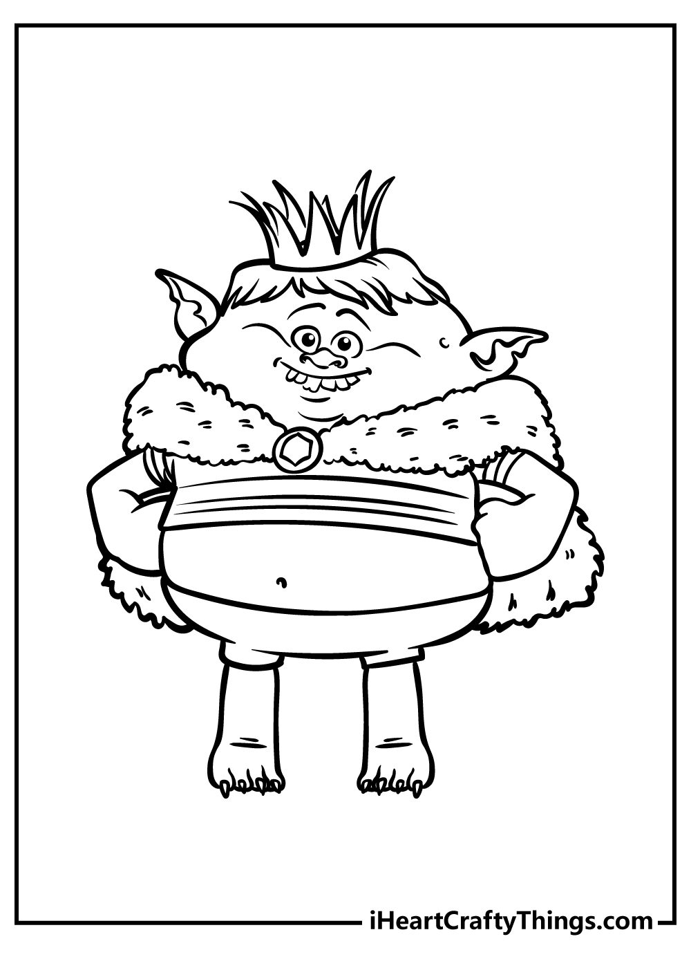 Troll coloring pages free printables