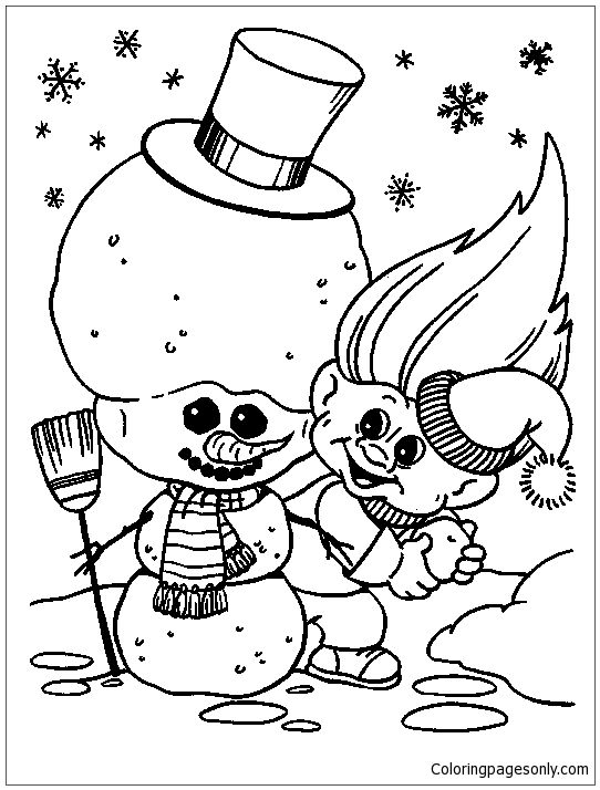 Troll doll template coloring page httpcoloringpagesonlypagestroll