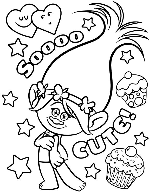 Trolls trolls coloring page poppy free disney coloring pages poppy coloring page tinkerbell coloring pages