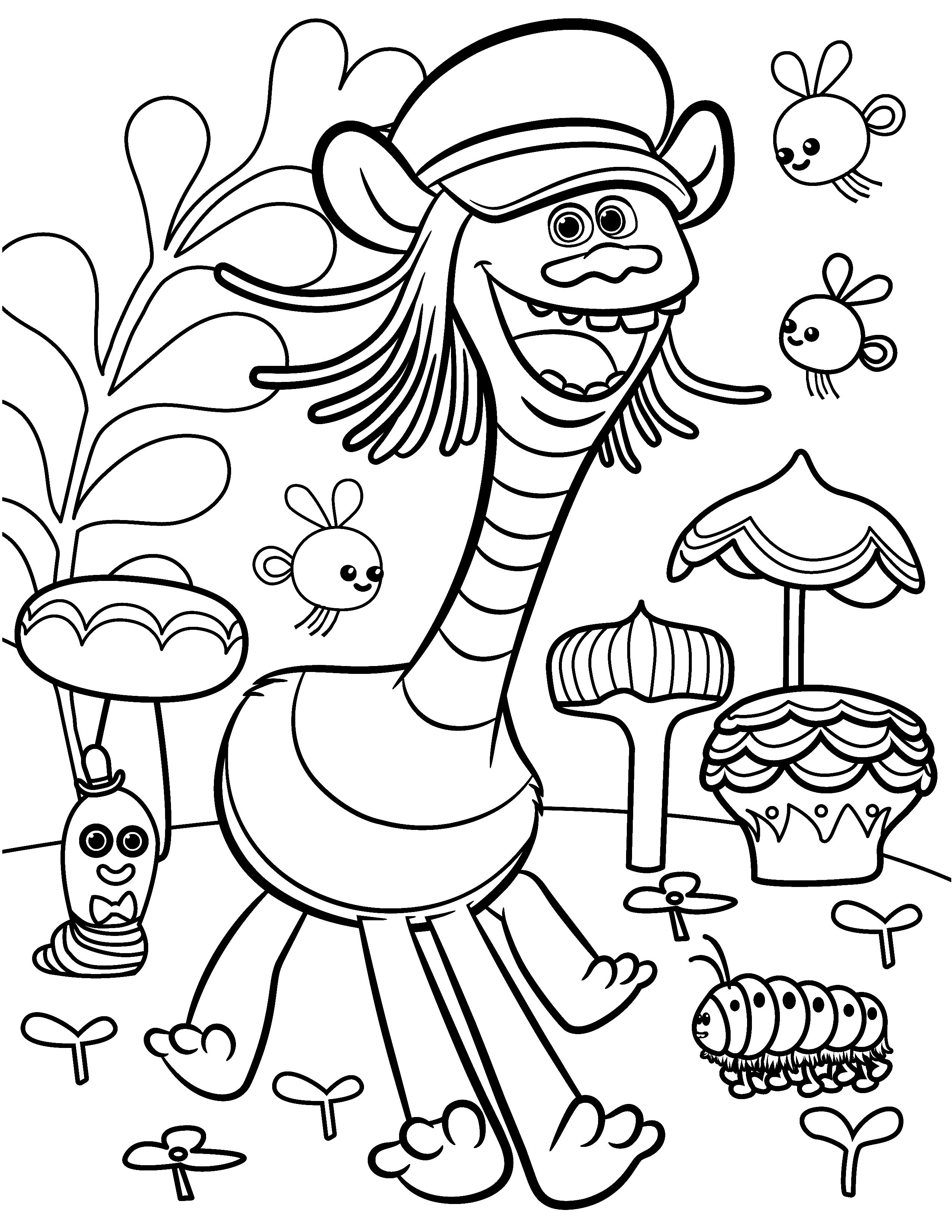 Trolls coloring pages for kids poppy coloring page christmas coloring pages coloring pages