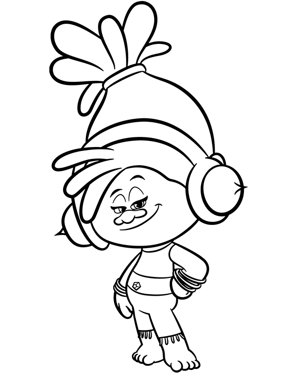 Print dj suki coloring sheet for free