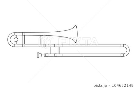 Trombone illustrations royalty