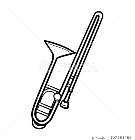 Trombone illustrations royalty