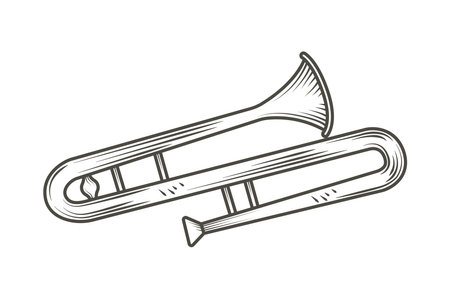 Trombone stock vector illustration and royalty free trombone clipart