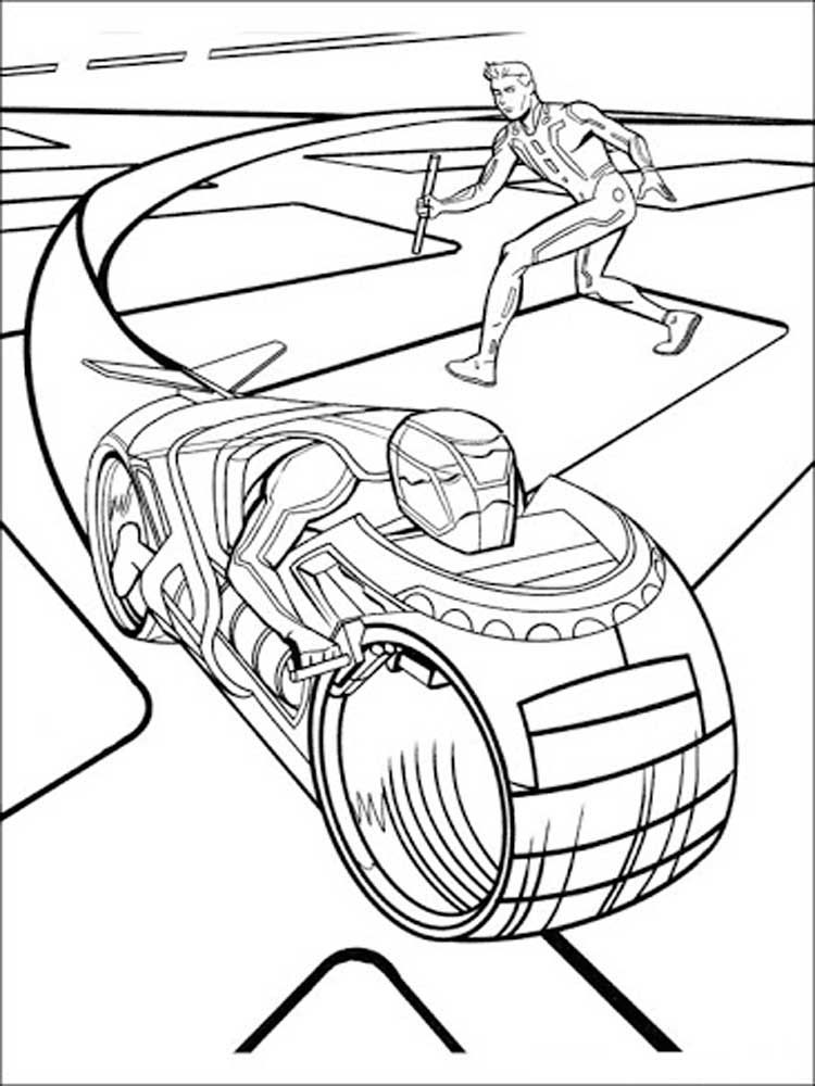 Tron coloring pages coloring pages coloring pages for boys printable coloring pages