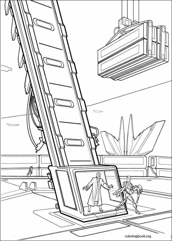 Tron coloring page