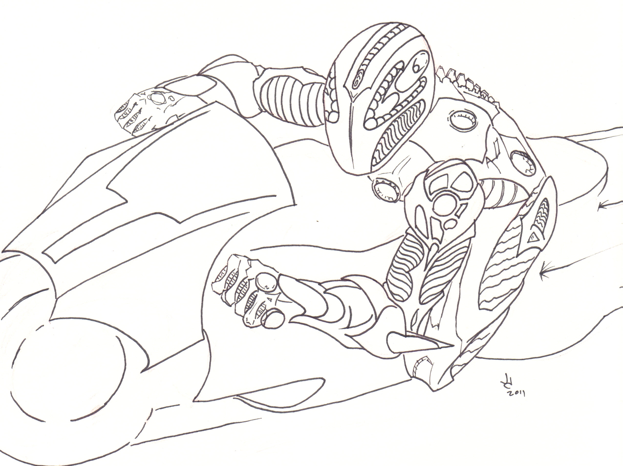 Printable tron coloring pages