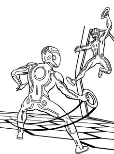 Tron coloring pages ideas tron coloring pages tron legacy