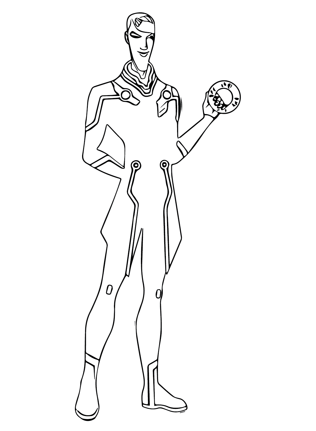 Tron coloring pages printable for free download