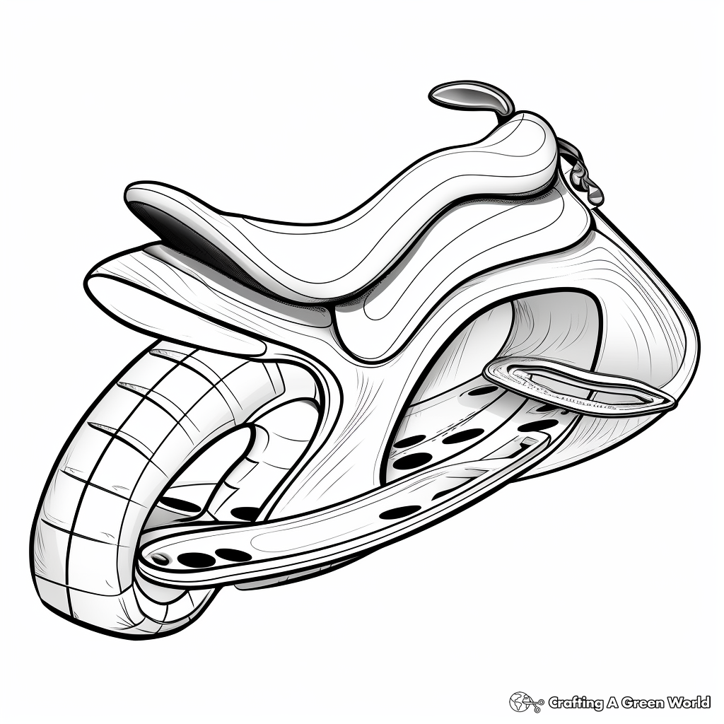 Saddle coloring pages