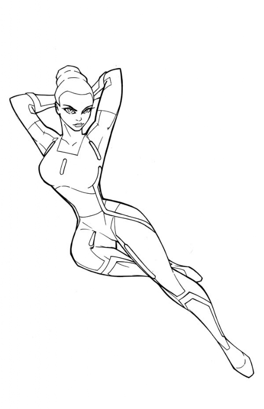 Tron legacy siren inks in tom hodgess random pieces and sketches ic art gallery room