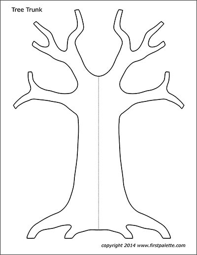 Tree trunk free printable templates coloring pages family tree craft family tree printable tree printable free