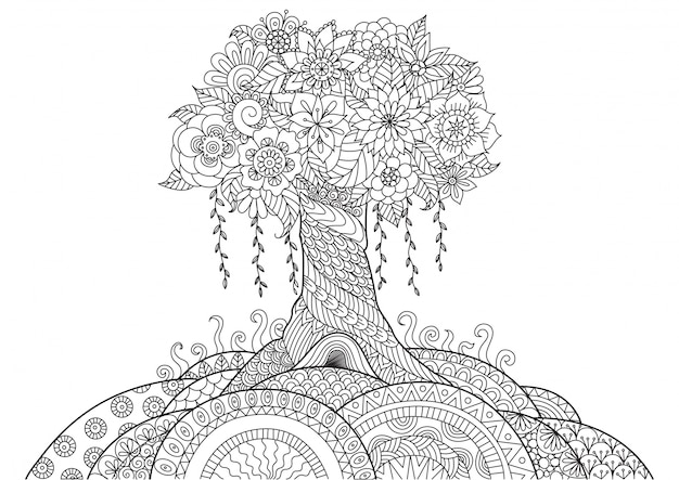 Imãgen de mandala arbol