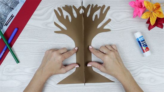 Formas de hacer un ãrbol de papel para niãos