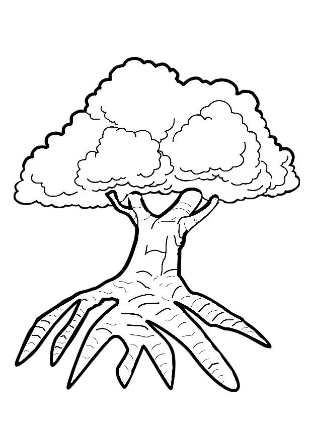 Desenho para colorir ãrvore
