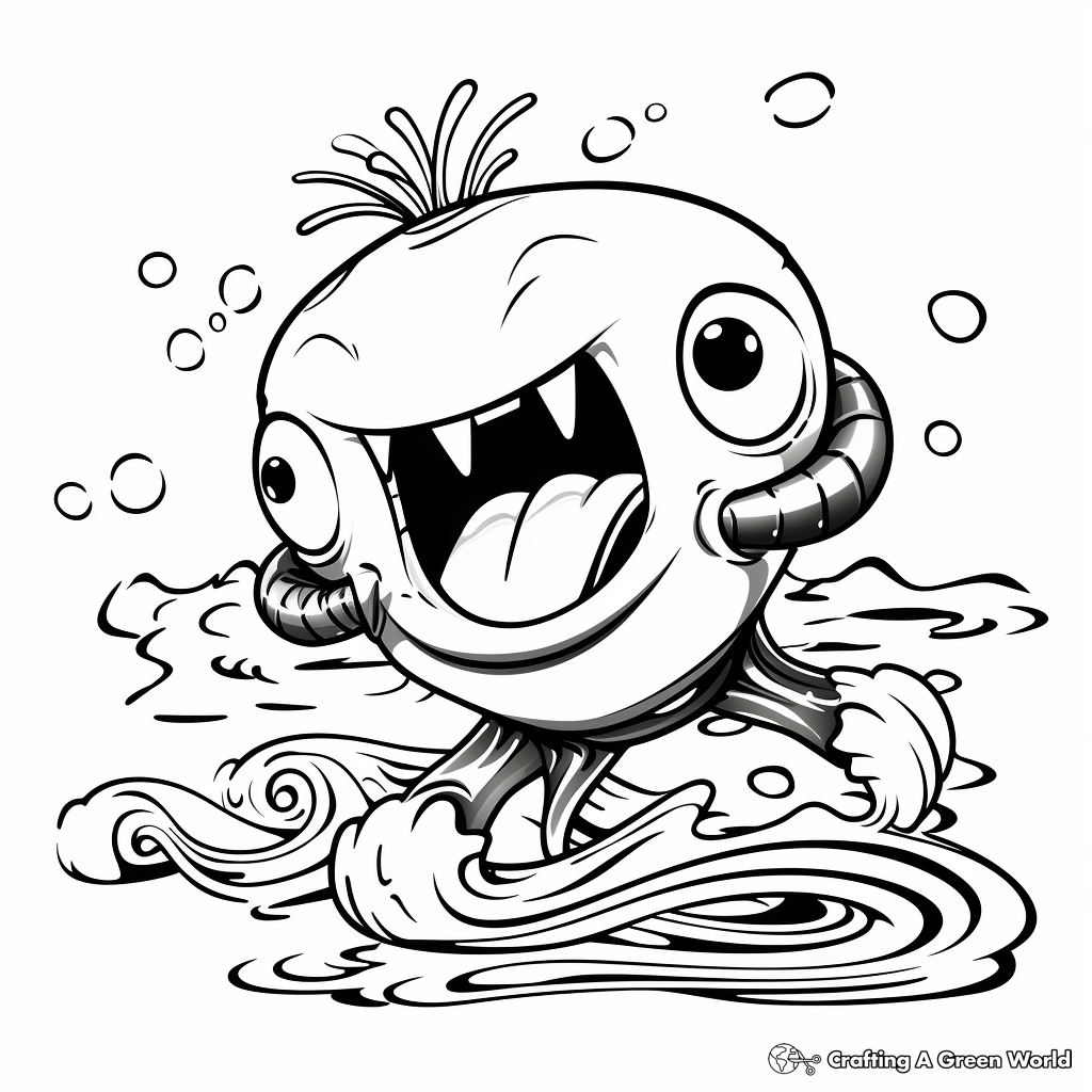 Electric eel coloring pages