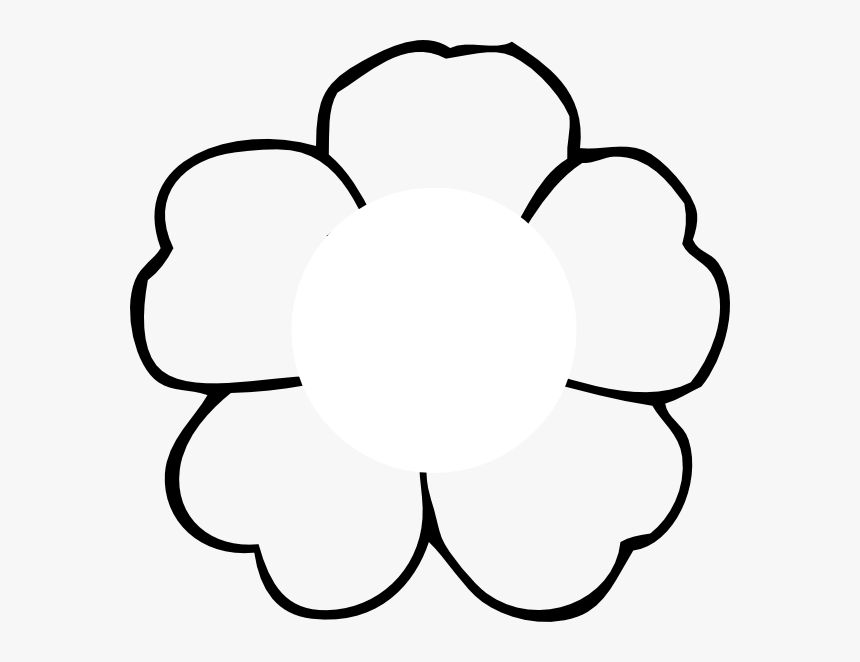 Tropical flower coloring page hd png download