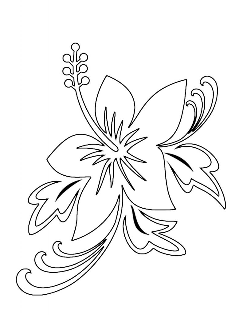 Free printable flower coloring pages for kids