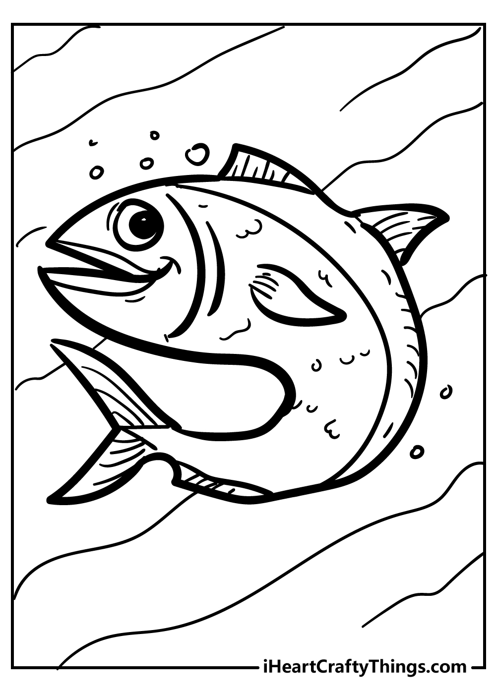 Fish coloring pages free printables