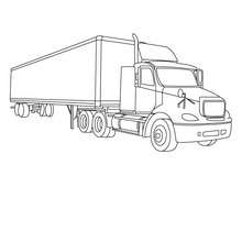 Truck coloring pages