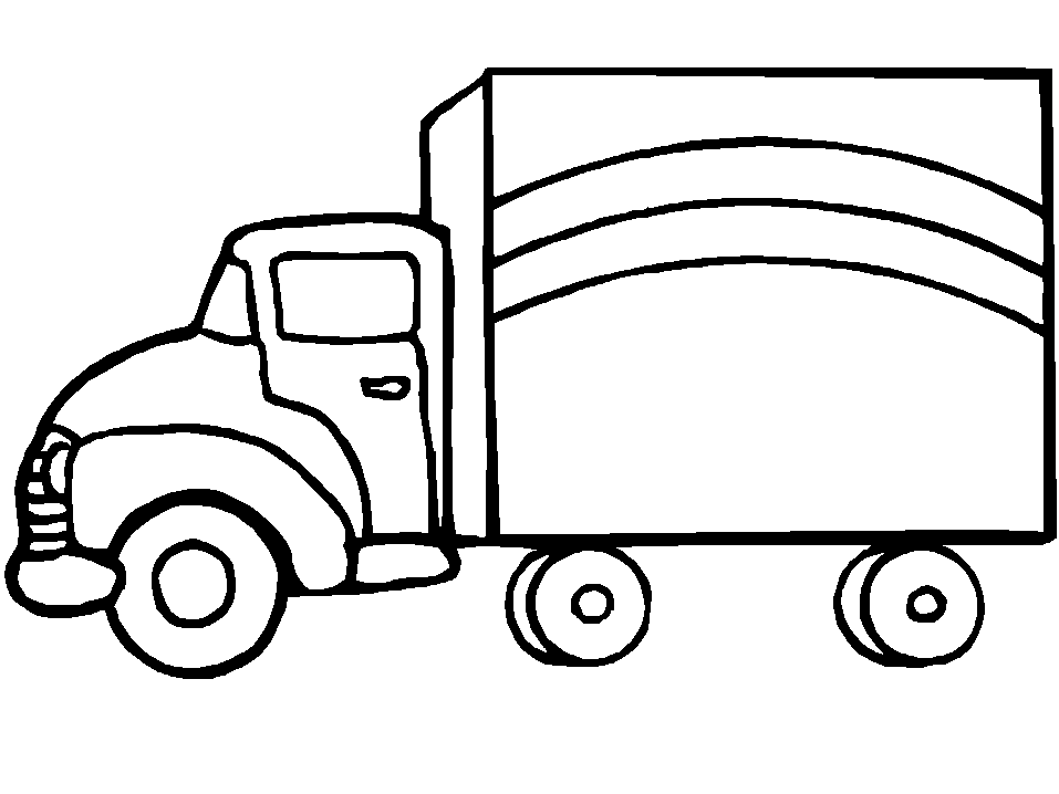 Truck coloring pages printable for free download