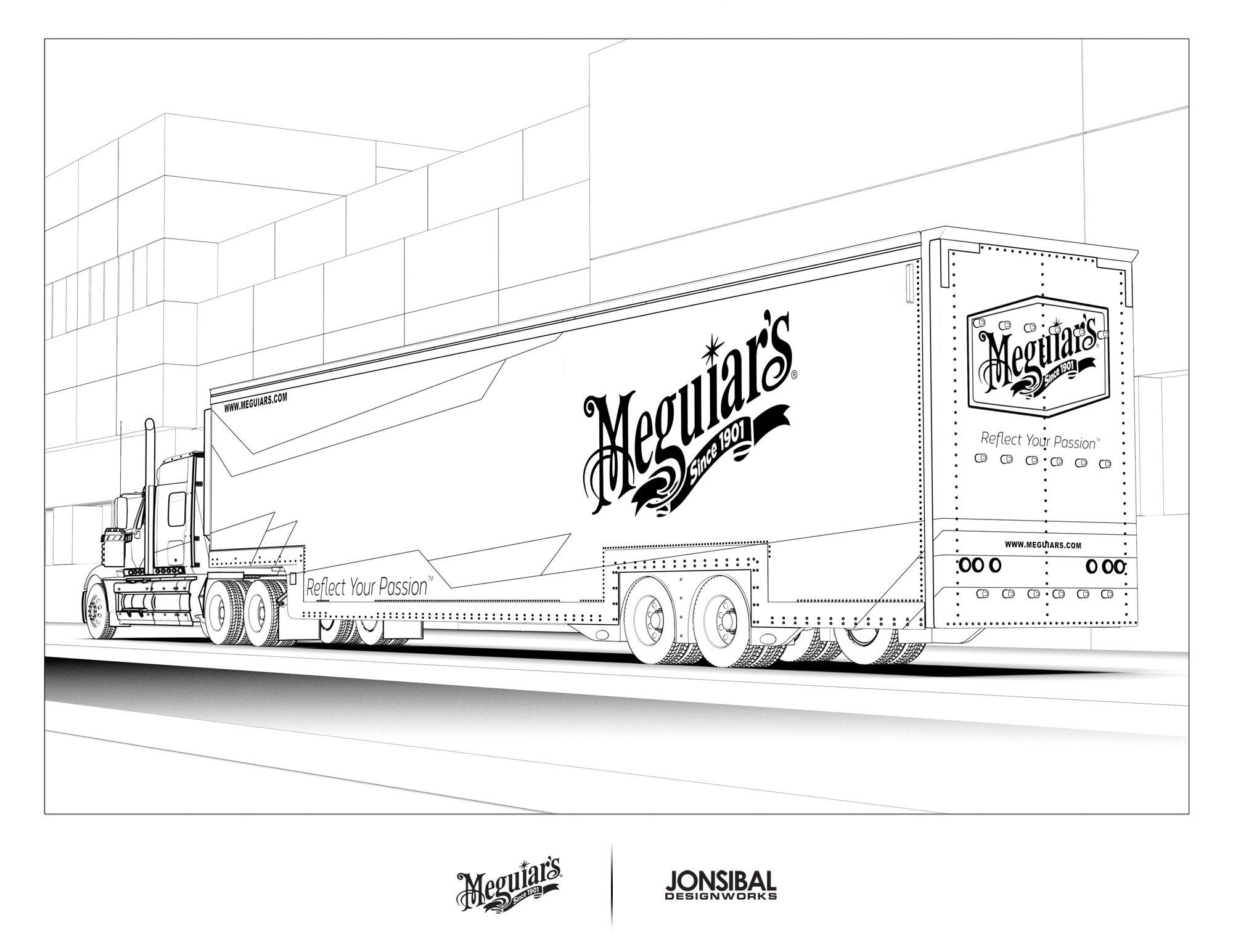 Get crafty with these amazing classic car coloring pages