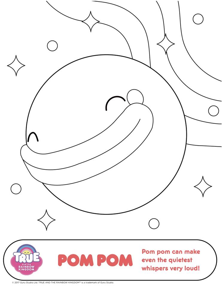 True and the rainbow kingdom coloring pages