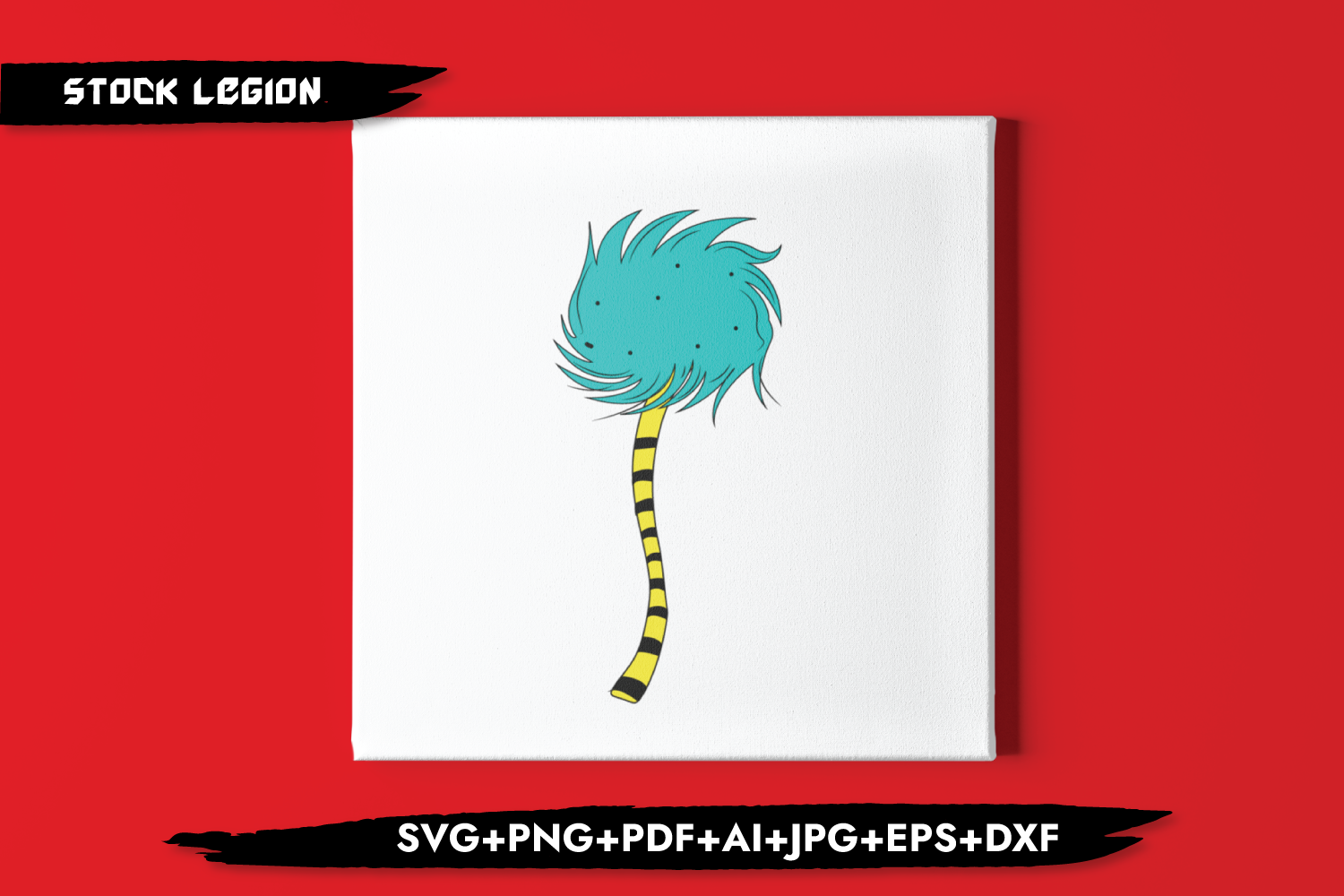 Lorax tree svg by stockvectorsvg