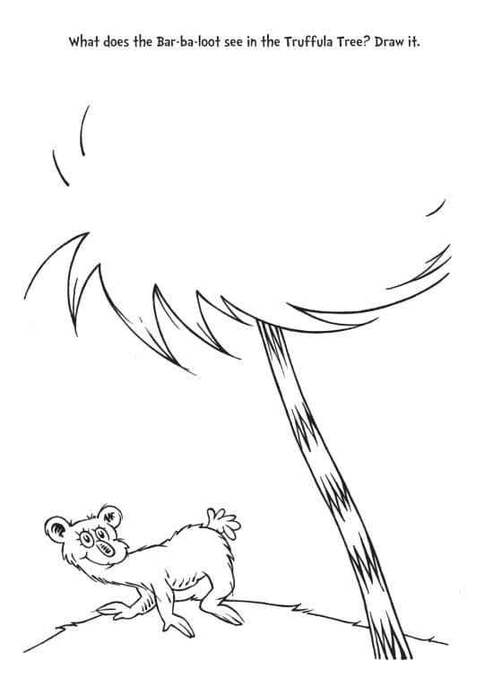 Lorax coloring pages