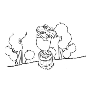 Lorax coloring pages printable for free download