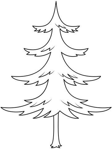 Pine tree printable template free printable papercraft templates